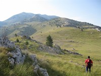 Pogled na vrh Dinare od Brezovca